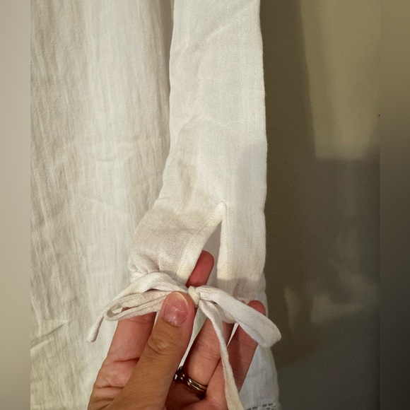 Lilly Pulitzer White dress with fringe at bottom - Picture 2 of 4